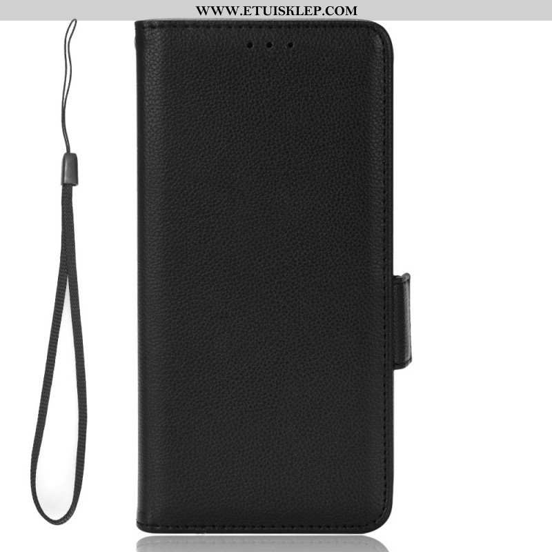 Etui Folio do Samsung Galaxy S23 5G Ultra Cienkie Podwójne Zapięcie